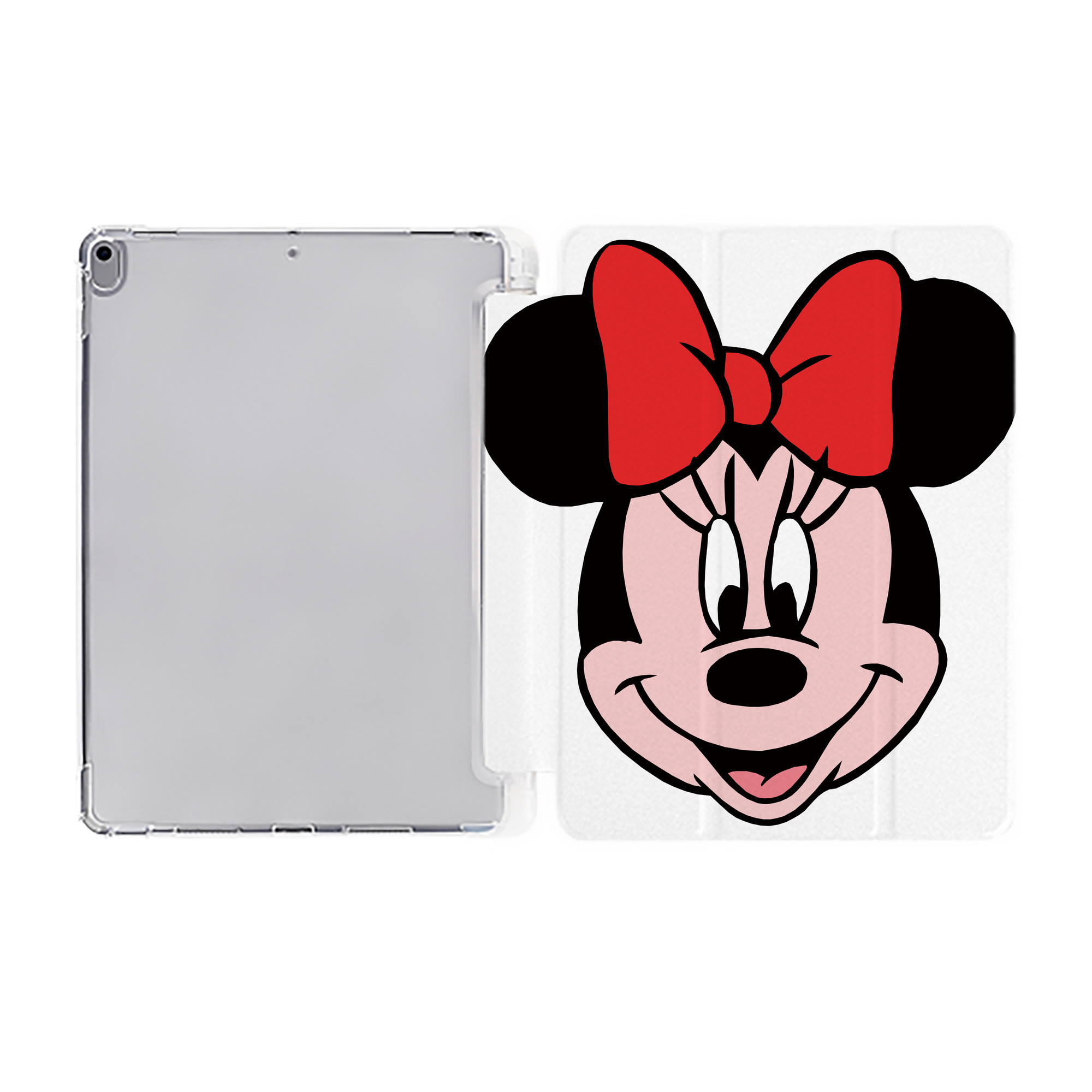 （画像用） ミッキーマウス Mickey Mouse IPad ケース ペン収納付き 三つ折りスタンド PUレザー×シリコン 対応機種9.5/10.5/10.9インチ